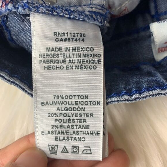 True Religion Cut Off Jean Shorts Size 3T - Picture 5 of 8